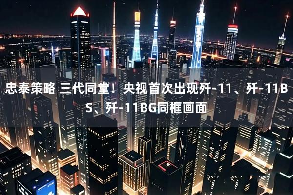忠泰策略 三代同堂!央视首次出现歼-11、歼-11BS、歼-11BG同框画面