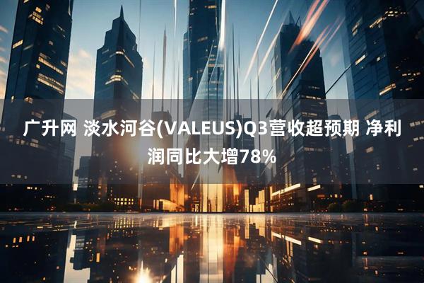 广升网 淡水河谷(VALEUS)Q3营收超预期 净利润同比大增78%
