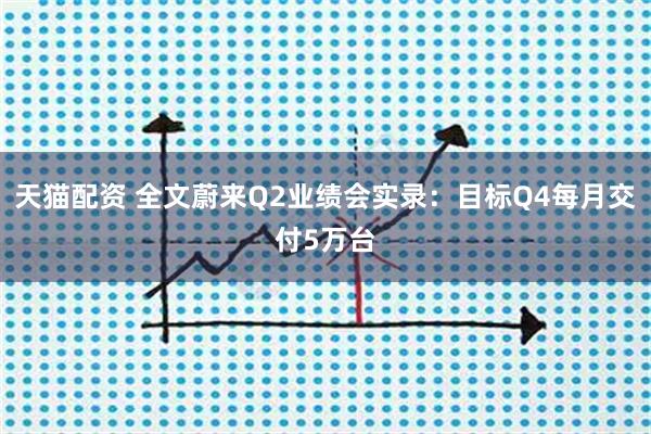 天猫配资 全文蔚来Q2业绩会实录：目标Q4每月交付5万台