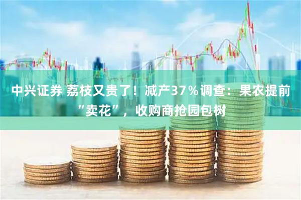 中兴证券 荔枝又贵了！减产37％调查：果农提前“卖花”，收购商抢园包树